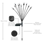 Solar Lights Outdoor LED Garden Light Solar Firefly Light Garden Decor Solar Lawn Lamp For Garden Yard Decor