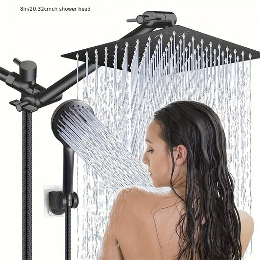 12 Inch Quality Set Rain Shower Head / Handheld Water Saving Shower Ba