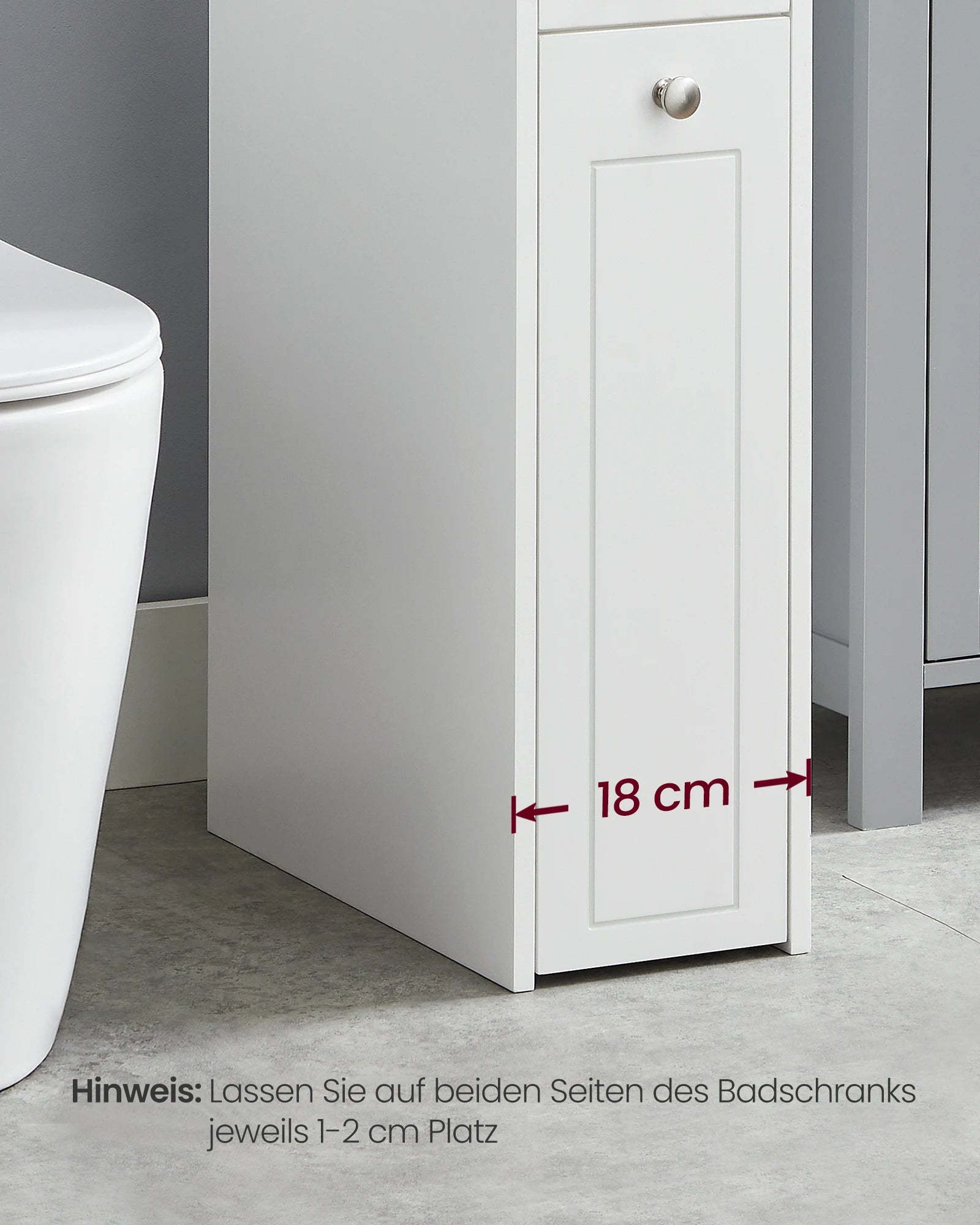 VASAGLE bathroom chest of drawers bathroom wardrobe toilet wardrobe with drawers