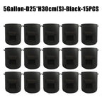 5/10Gallon Felt Plant Grow Bags Nonwoven Fabric Garden Potato Pot Greenhouse Vegetable Growing Bags Moisturizing Vertical Tools