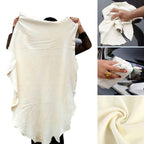 Absorbent Drying Towel Chamois Leather Large Soft Cloth Natural Car Wash Cloths Elastic for Car Washing Maintenance