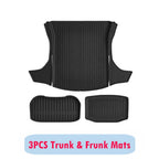 Fully Protection Floor Liners For 2024 2025 Tesla Model 3 Highland Floor Mats with Door Sill Protector Front Rear Cargo Liner