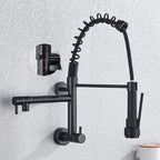 Only Cold Water  In-Wall Spring Kitchen Faucet Hand-Held Nozzle Kitchen Faucet Balcony Basin 360 Degree Rotating Kitchen Tap
