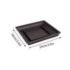 Rectangular Flowerpots Plastic Bonsai Plants Pot Square for Flower Balcony Garden Yard Landscape Bonsai Pot Trays Home Decor