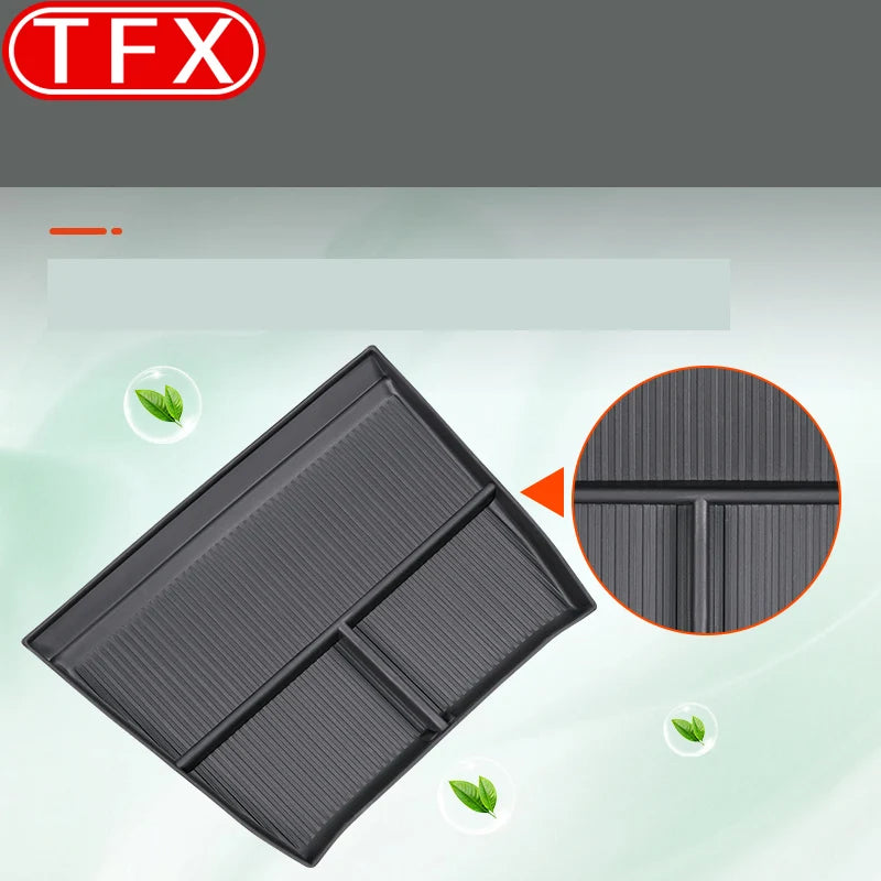 For BYD Leopard 8 2024 2025 Car Styling Under Central Control TPE Storage Box Pad  Anti Slip Pad Storage Box Accessories
