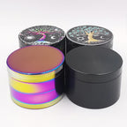 2.5" 63MM Dry Herb Grinder Metal 4-layer Tobacco Grinder Spice Miller Crusher Zinc Alloy Smoke Accessories