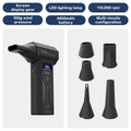 Turbo Jet Blower 9900000RPM 4-Gear Adjustment Portable Air Blower LED Lighting Battery Display Cordless Compressed Air Duster