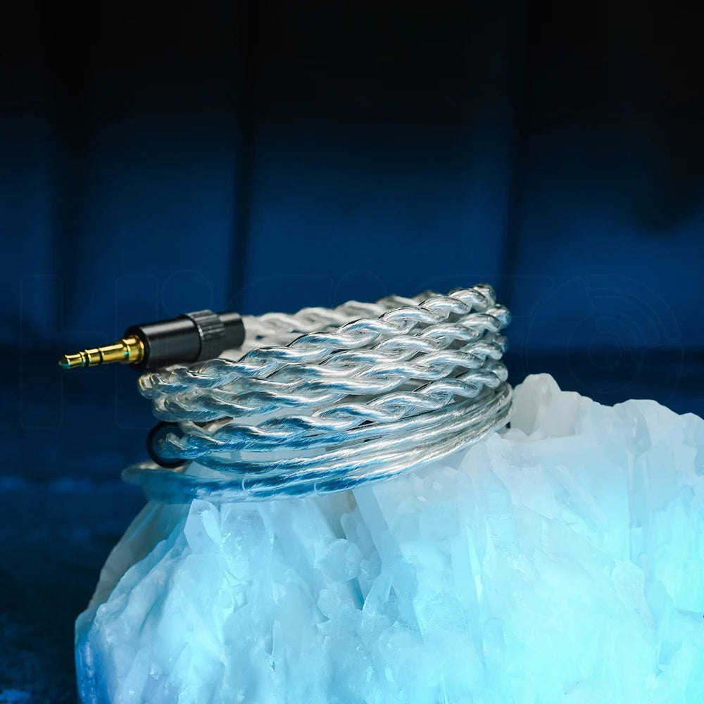 Juzear Harrier 1DD+6BA+2 Micro Planar Driver In-ear HiFi Earphone with 3.5+4.4mm interchangeable plugs Cable | HiFiGo