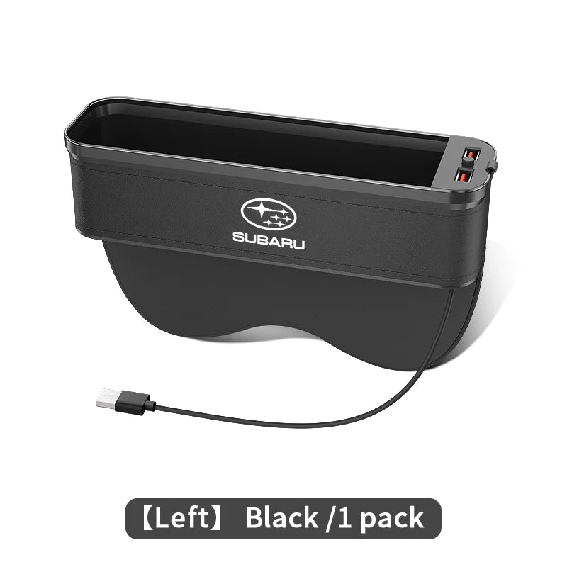 Car Sewn Seat Gap Crevice Slot 7 Color Storage Box For Subaru Brz Ascent Forester Impreza Legacy Outback WRX XV Auto Accessories