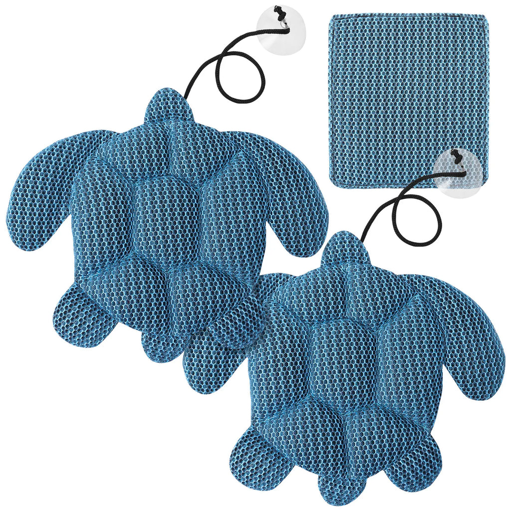 3Pcs Turtle Shape Tub Scum Absorber Versatile Reusable and Washable Hot Tub Sponge for Swimming Pool and Spa Keeping Water Clean
