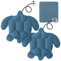 3Pcs Turtle Shape Tub Scum Absorber Versatile Reusable and Washable Hot Tub Sponge for Swimming Pool and Spa Keeping Water Clean