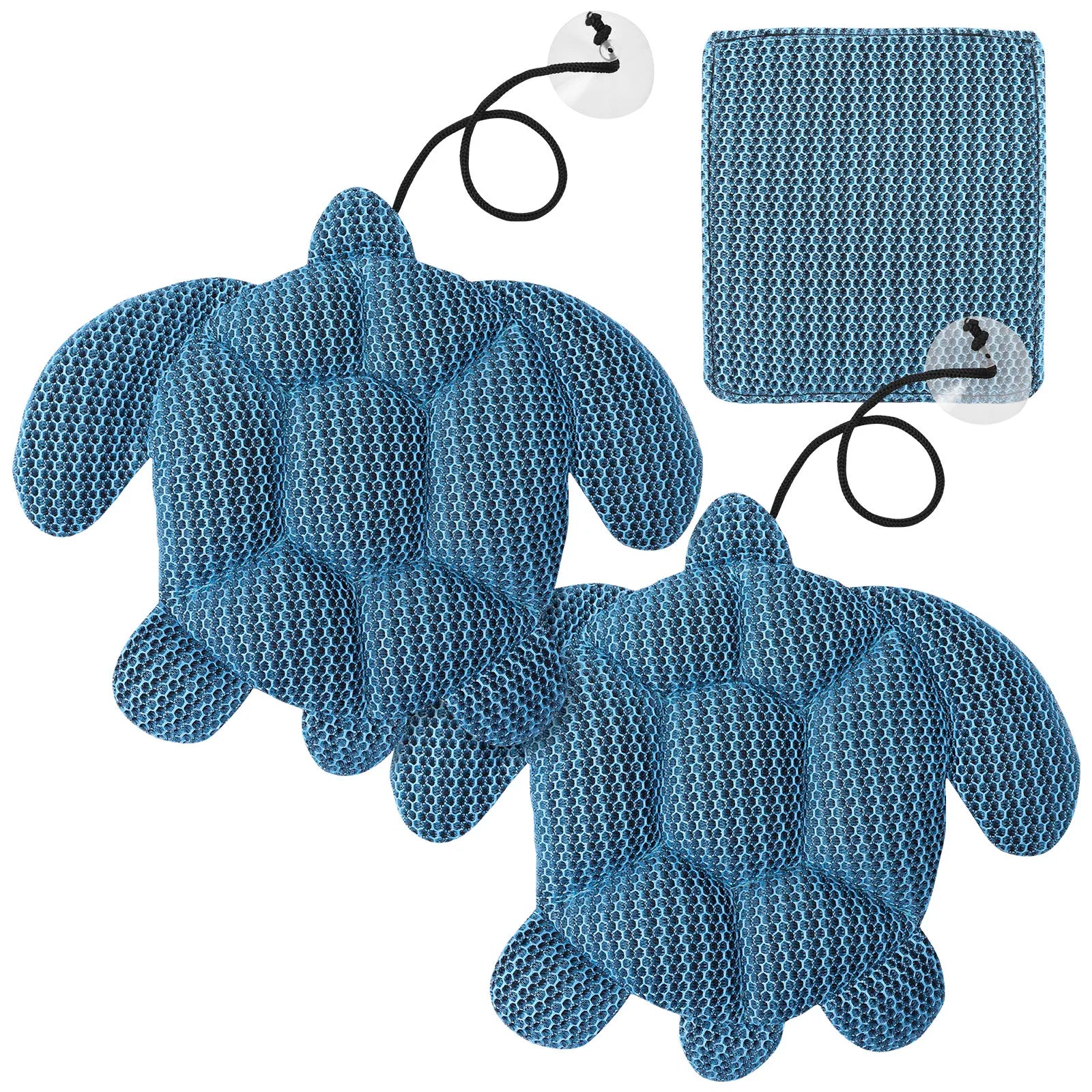 3Pcs Turtle Shape Tub Scum Absorber Versatile Reusable and Washable Hot Tub Sponge for Swimming Pool and Spa Keeping Water Clean