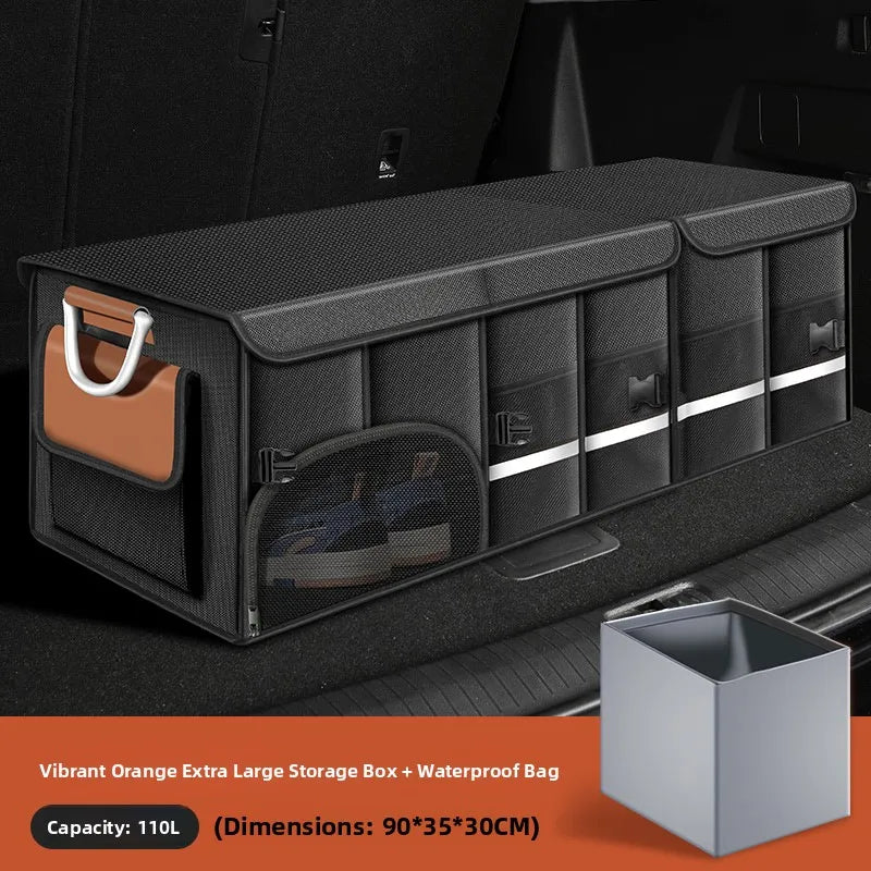 Car Storage Box Vehicle Trunk Organizer Waterproof Insulated Cusizable Simple Sle Foldable Storage Box for Changan CS75P...