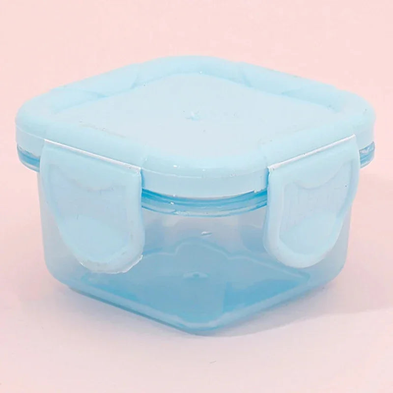 3PCS  Kitchen Storage Box Small Plastic Containers Food Storage Container Moisture-Proof Airtight Refrigerated Heating