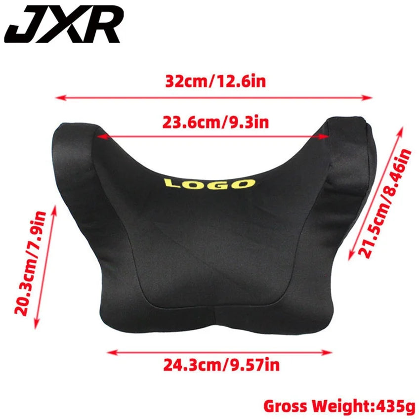 1Pcs MO Car Interior Headrest Seat Head Support Neck Pillow soft memory cotton Seat Support Decor Headrest Backrest Cushion