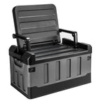 60L Outdoor Storage Box Foldable Storage Box Car Camping Accessories Car Supplies Thickened Storage Box ﻿