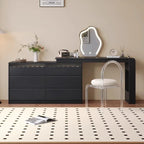 Dressers Makeup Vanities Drawer Set Mirror Lamp Black Computers Desk Dressing Table Holder Tricks Girls Luxury Home Furniture