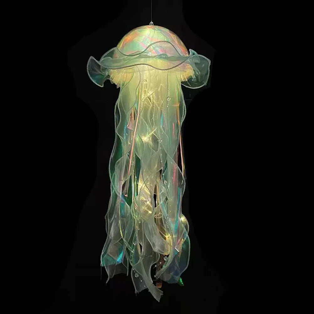 Beautiful Jellyfish Lamp Flower Girl Room Atmosphere Decoration Lamp Bedroom Colorful Nightlight Home Decoration
