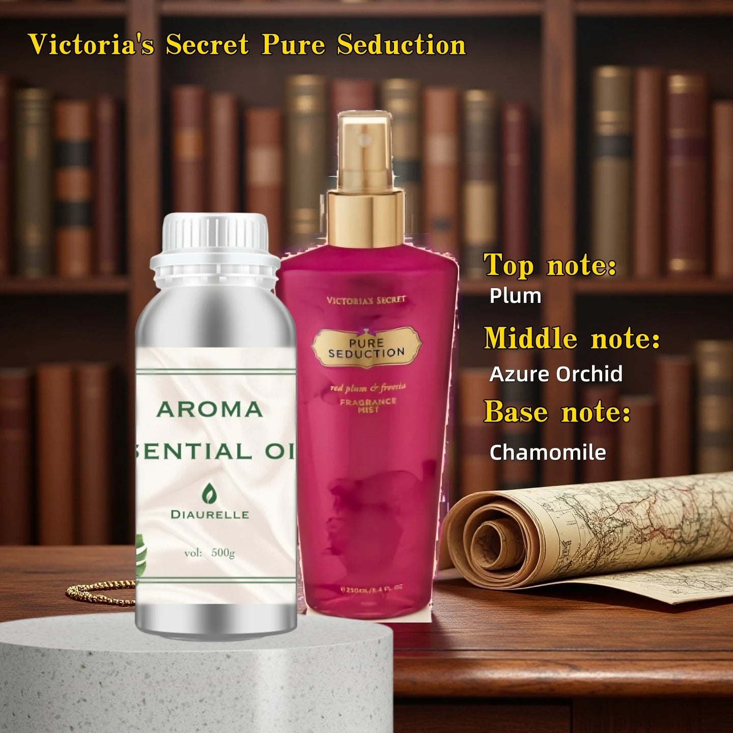 Diaurelle Hotels 500ML Long-Lasting Perfume Oil for Diffuser Hotel Home Air Freshener Strong Refreshing Aroma