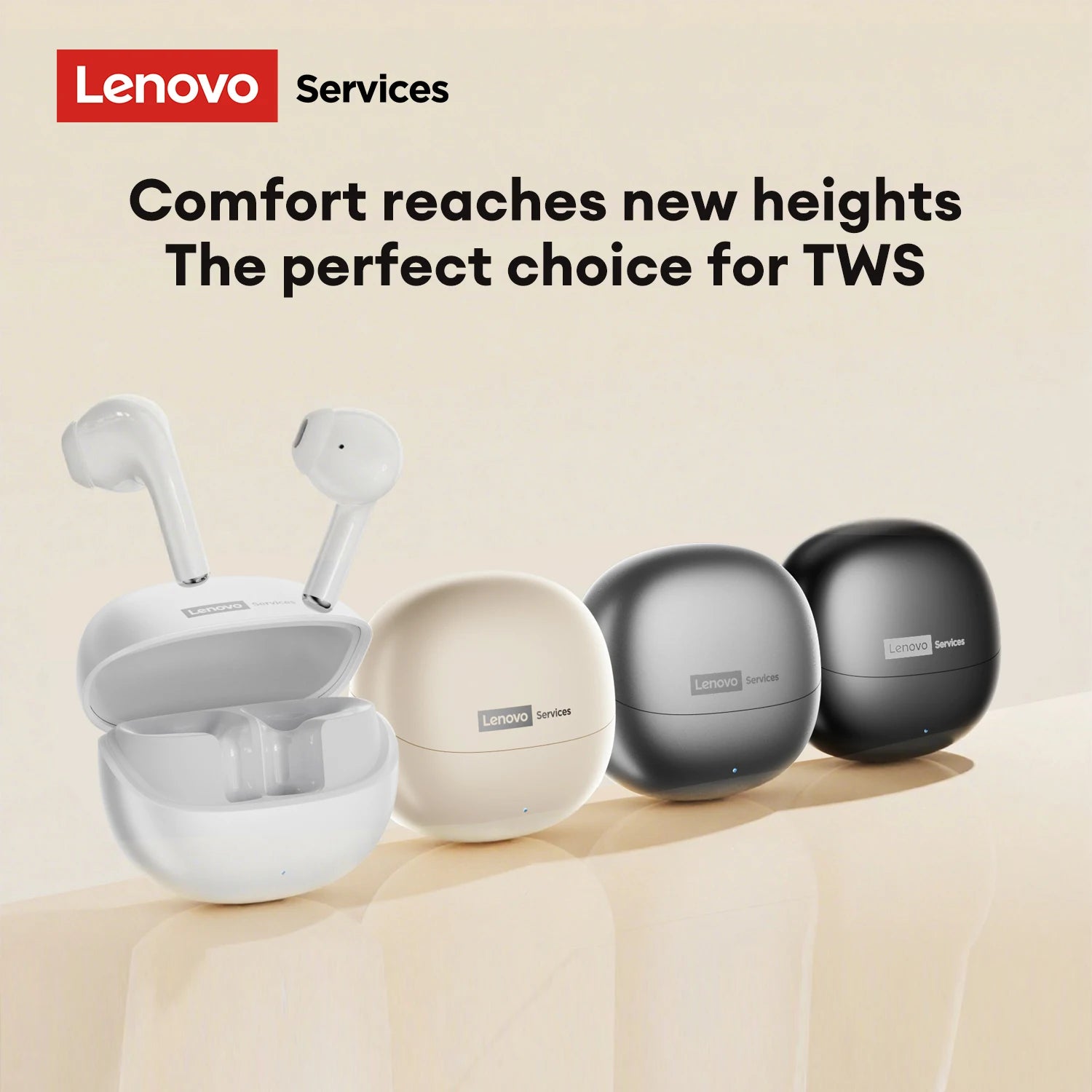 Choice Lenovo LE210 Bluetooth V6.0 Earphones HiFi Sound Wireless Sport Headphones HD Call Noise Reduction Earbuds Long Endurance