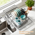 Kitchen Retractable Dish Drying Rack Home Sink Dish Storage Rack Stainless Steel Dish Drainer Kitchen Supplies