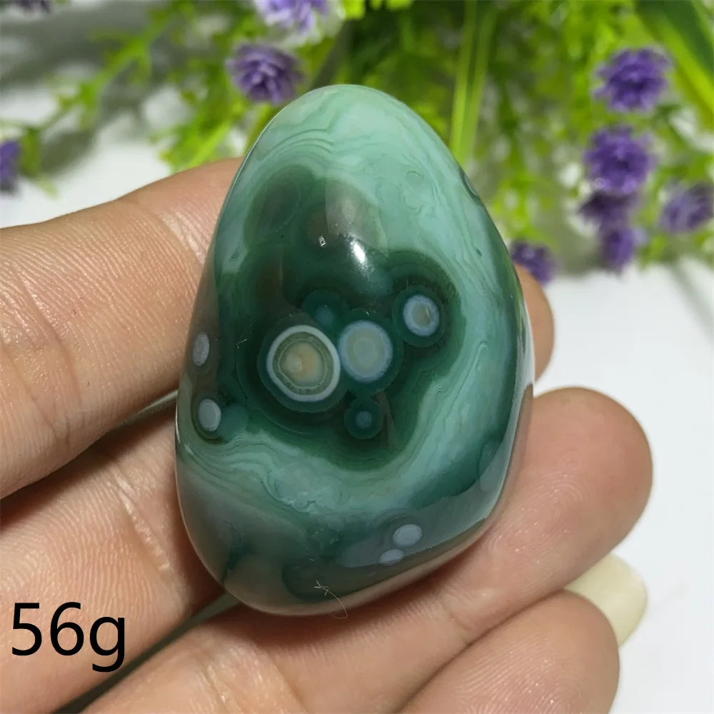 Green Agate Natural Irregular Playthings Small  Stone Healing Crystals Quartz Mineral Craft Decor Accessories Gift