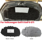 Car Front Hood Engine Soundproof Cotton Hood Sound Insulation Pad Cover with Buckle For Volkswagen Golf 6 VW Golf 6 Gti
