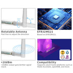 SLZB-07 SMLIGHT Zigbee 3.0 Smallest Thread/Matter USB Adapter Works With Zigbee2MQTT, Home Assistant, ZHA