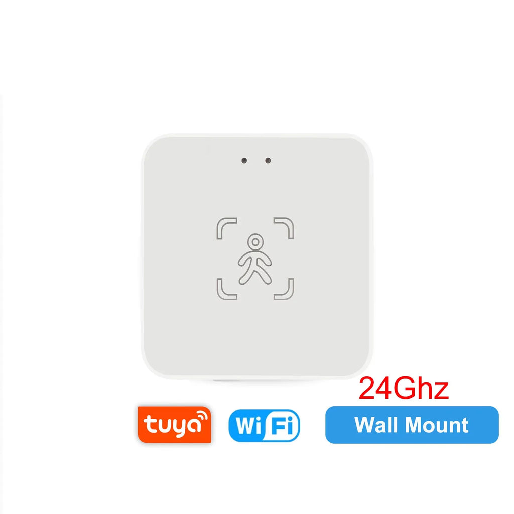 Tuya WiFi / Zigbee Human Presence Detector, Luminance/Distance Detection, Smart Human Body PIR Sensor 24G Support Home Assistant