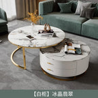 Design Nordic Coffee Tables Modern Storage Luxury Simple Aesthetic Coffee Tables Unique Marble Mesa Centro Living Room Furniture