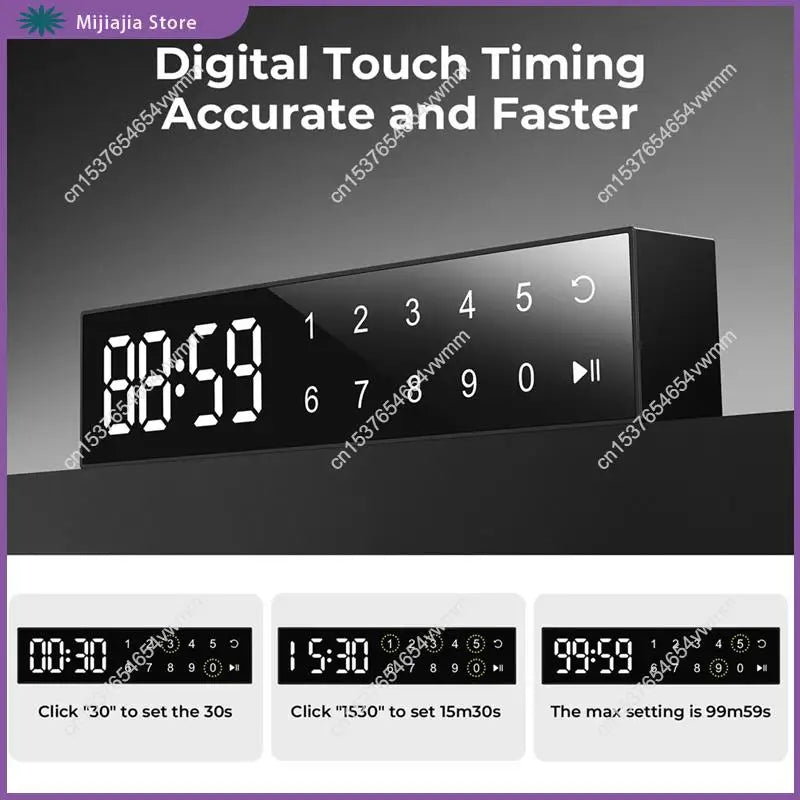 Kitchen Timer With Touch Screen, Magnetic Back For Refrigerators,Ovens, Easy-To-Use LED Digital Display SALES