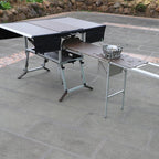 Camp Aluminum Kitchen and Rv Kitchen  Bulin C650-BBQ Outdoor  Equipped Picnic Table Folding Camping Stove Camping Mobile Kitchen