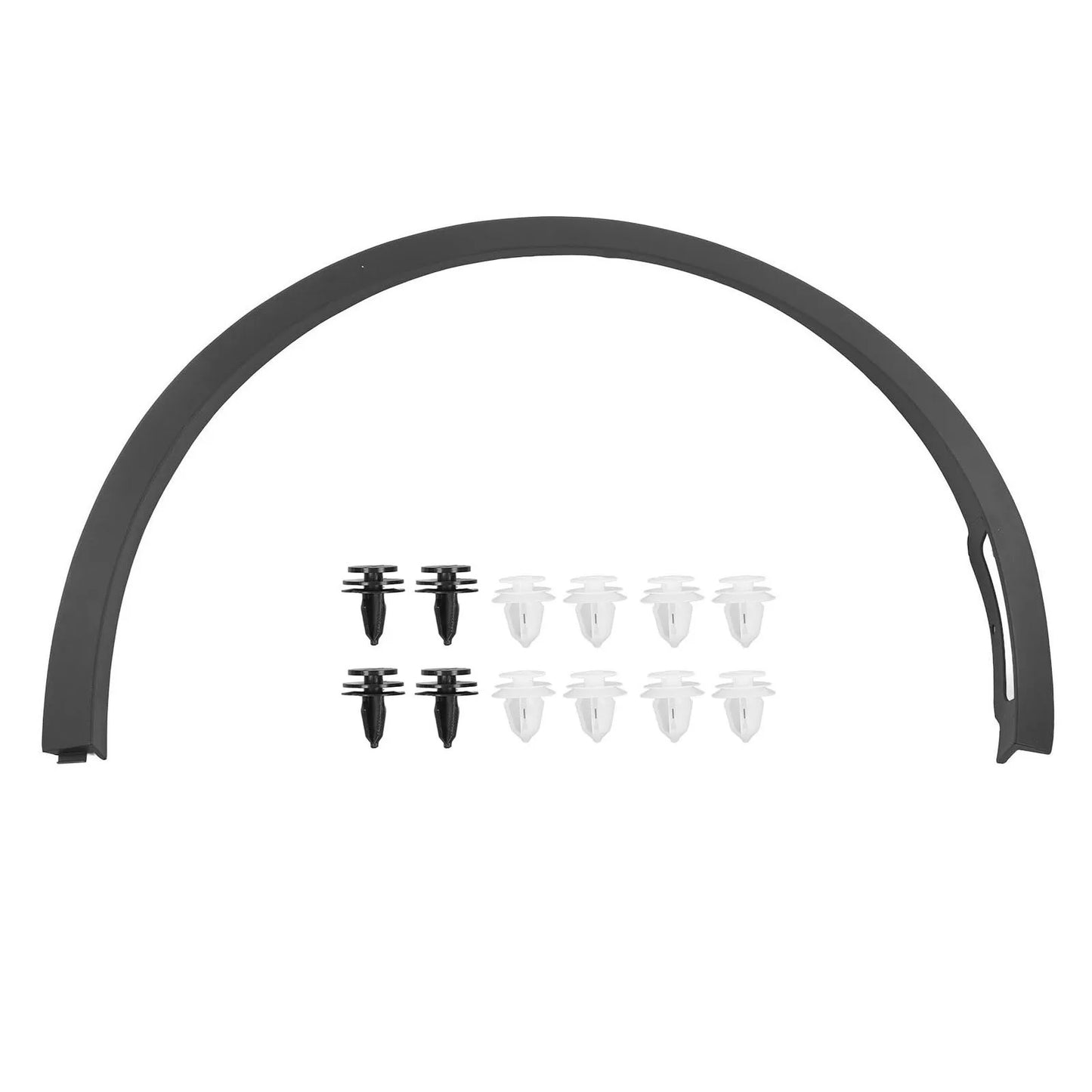 Car Side Fender Flare Wheel Molding Splash Guard Tires Eyebrow Arch Flare Moulding Lip Trim Strip for Tesla Model Y 2020 to 2023