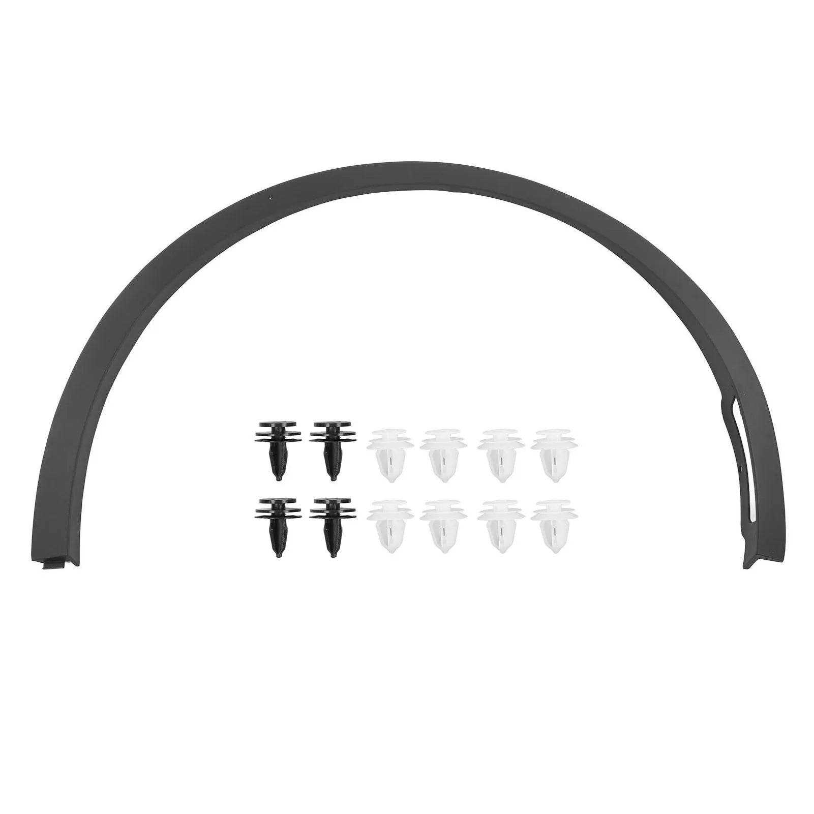 Car Side Fender Flare Wheel Molding Splash Guard Tires Eyebrow Arch Flare Moulding Lip Trim Strip for Tesla Model Y 2020 to 2023