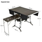 Camp Aluminum Kitchen and Rv Kitchen  Bulin C550 Outdoor  Equipped Picnic Table Folding Camping Stove Camping Mobile Kitchen