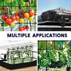 Plant netting for climbing Growing Tent Stretchable Mesh Trellis Net Plant With 4 Hooks For Garden Vegetables Vine Plants