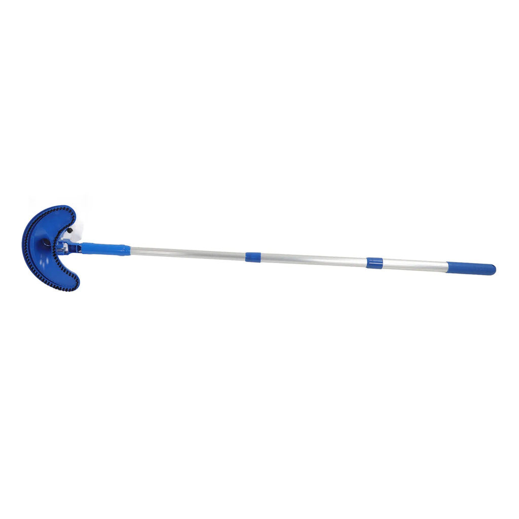 Pool Vacuum Suction Tool with Brush Portable Telescopic Rod Plastic Pool Vacuum Jet Cleaner for Spa Center Fountain