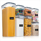 Kitchen 7pcs/set  Food Containers Set BPA Free Plastic Airtight Storage Box