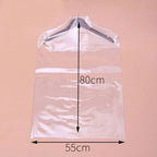 Clear PVC Garment Cover  for Clothes Garment Coat Jacket Shirt Suit Dust 5pcs 18 Wire Moisture Proof Protection Case