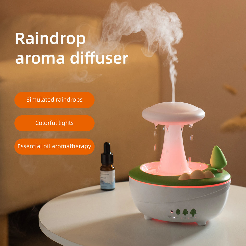 New Raindrop Aromatherapy Machine Home Essential Oil Aromatherapy Desk