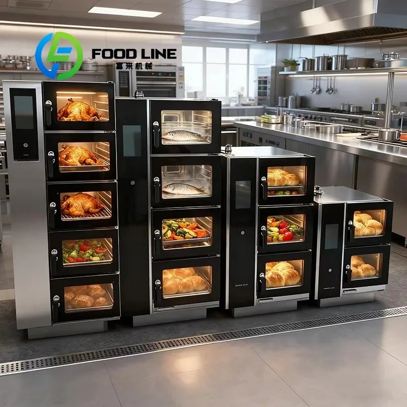 Customize Hotel Kitchen Equipment Combi Commercial Combi  Mobile Combi  Use for Restaurant Convection Oven
