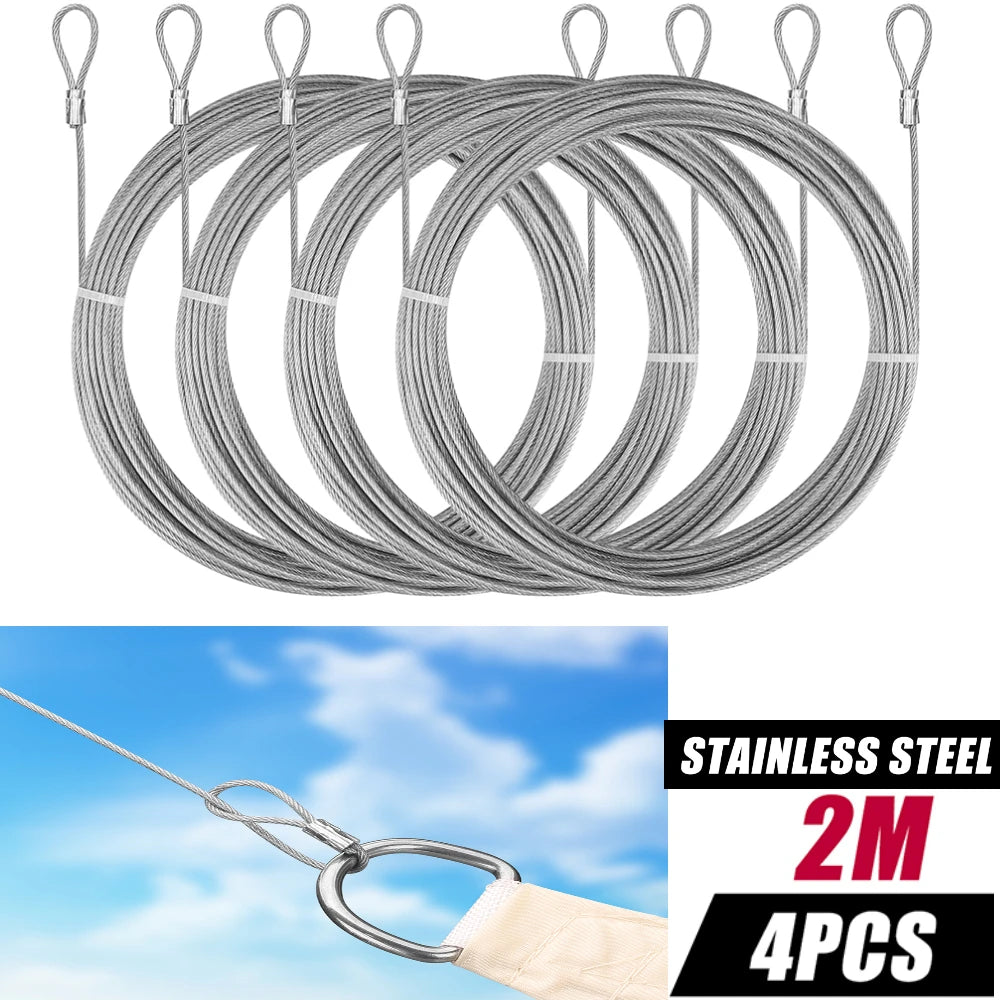 Beige Sun Shade Sail Rectangle Square Triangle Canopy Awning Cloth UV Block Heavy Duty Commercial Graden Outdoor Patio Tarp