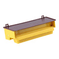 Beekeeping Tool Pollen Trap Pollen Collector Removable Yellow Plastic Pollen Trap With Ventilated Pollen Tray Beekeeping Tool