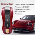 Key Case For Porsche Panamera Spyder Carrera Macan Boxster Cayman Cayenne 911 970 981 991 Smart Remote Key Case Fob Covers Bag