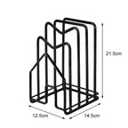 Pot Lid Holder Multi Layer Cutting Board Storage Rack Shelf Organizer Dish Drain Rack Kitchen Storage Accessories Space Saving