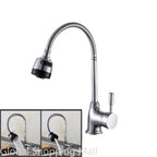 360 Degree Rotatable Faucet Bendable Hot And Cold Water Faucet Single Handle Hot and Cold Water Tap Vanity Vessel Water Mixer