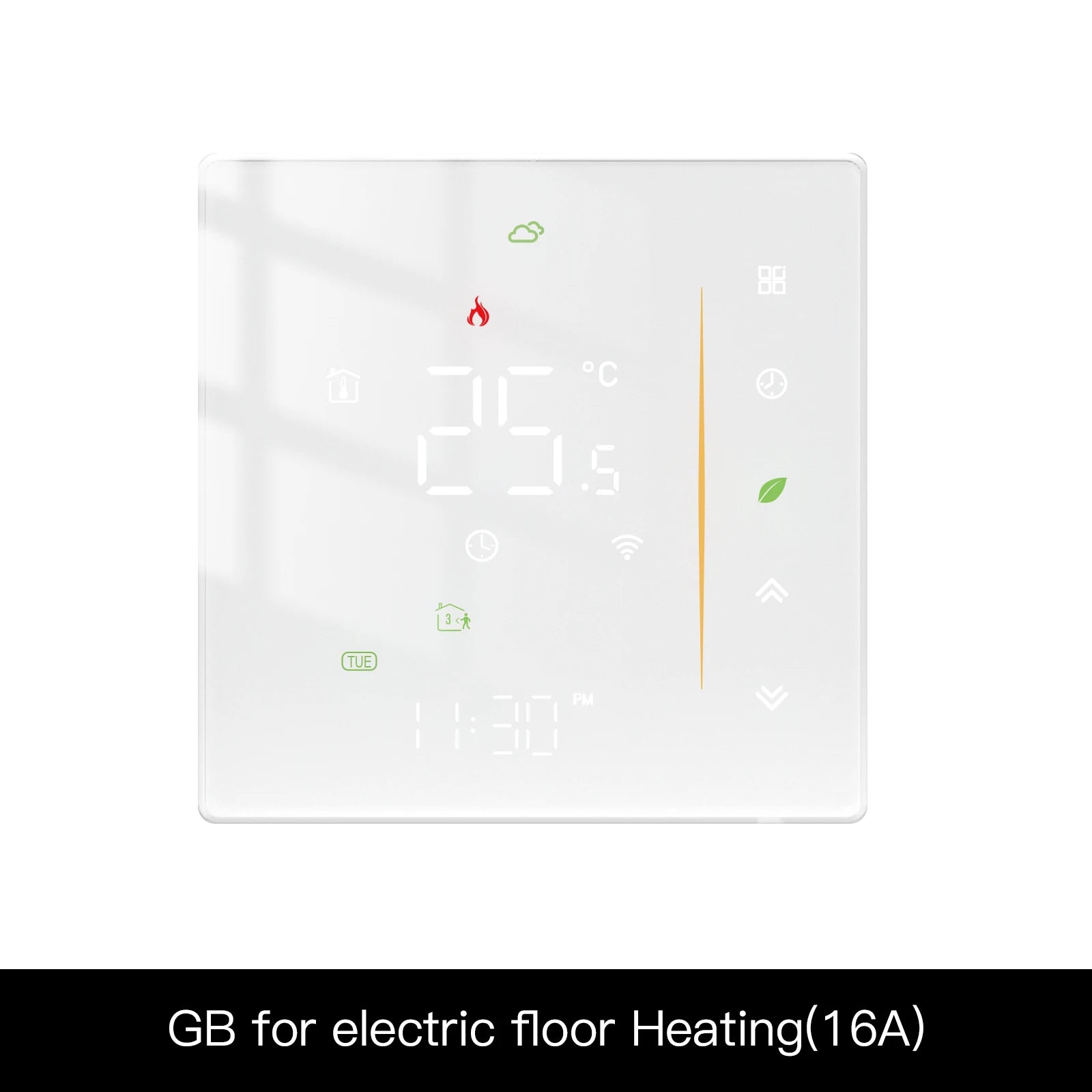 Moes Thermostat WiFi Wireless Room Temperature Controller of Water/Electric Floor Heating Gas Boiler Humidity Tuya Work Alexa