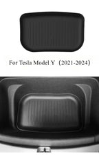 For Tesla Model Y 2021-2024 TPE Front Rear Trunk Frunk Floor Mat Storage Waterproof Protective Pad Car Decoration Accessories