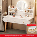 Dressing Table, Bedroom,Simple Modern Small Apartment, Bedside Storage Cabinet,Integrated Makeup Table, Nail Salon Makeup Table