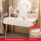 Dressing Table, Bedroom,Simple Modern Small Apartment, Bedside Storage Cabinet,Integrated Makeup Table, Nail Salon Makeup Table
